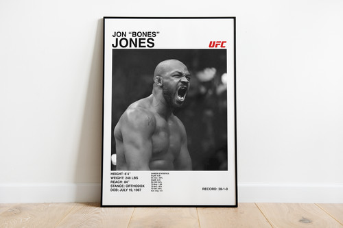 Jon jones ufc poster - poster, art