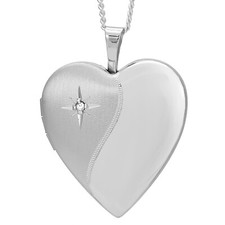 Sterling silver and diamond