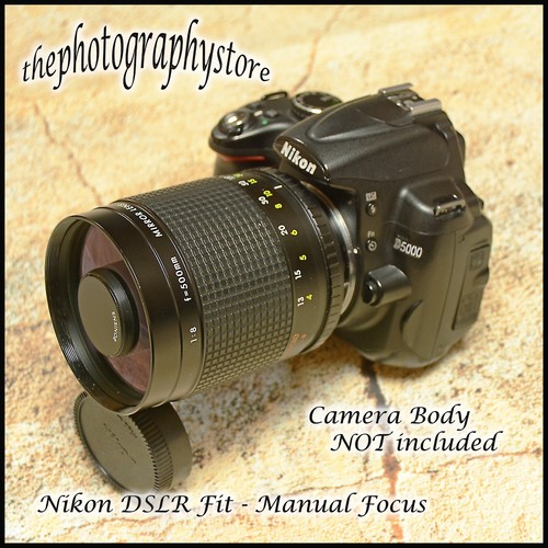 Nikon digital slr fit - 500mm, f8