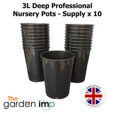 3L Deep Rose Plant Pots Tall