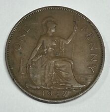 1947 One Penny Coin George VI. #0321