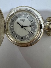 Sorge Watch Silver Pocket Case