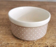 Mushroom & Cream Polka Dot