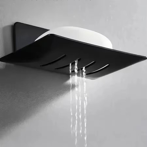 1pc black carbon steel soap - black,