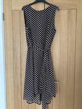 Wallis Vintage 50’s Style Fit And Flare Polka Dot Dress Size UK18