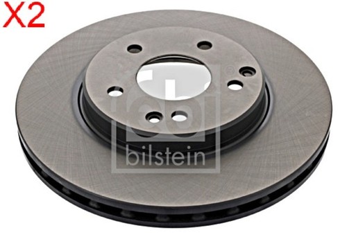 Front brake disc - disc, febi