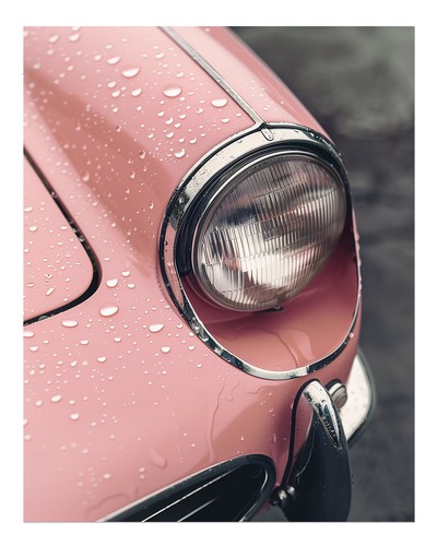 Vintage car poster wall - wall,