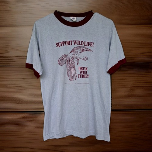 Vtg 1980s wild turkey bourbon - turkey,