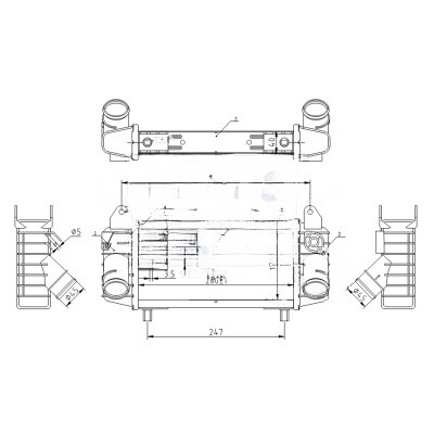 Intercooler for audi - for, 1.4