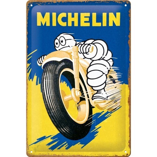 Michelin tin sign tyres - tin,