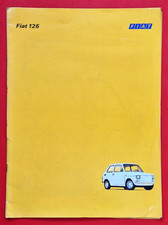 1973 FIAT 126 Large Format UK Launch Sales Brochure