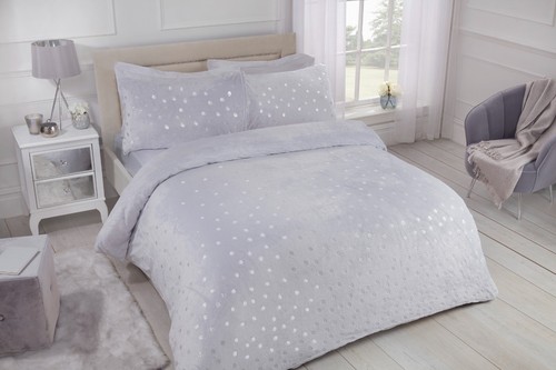 Luxury fleece polka dot - luxury, duvet