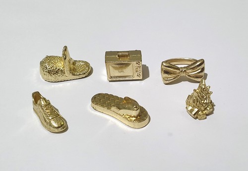 Metal monopoly tokens - ,
