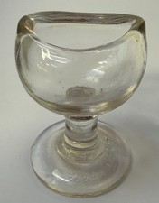 Vintage Clear Glass Eye Bath