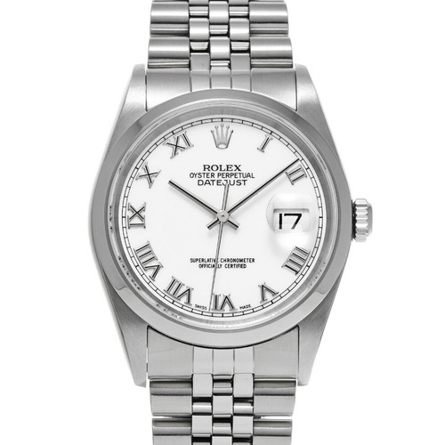 Rolex datejust 16200 white - rolex,