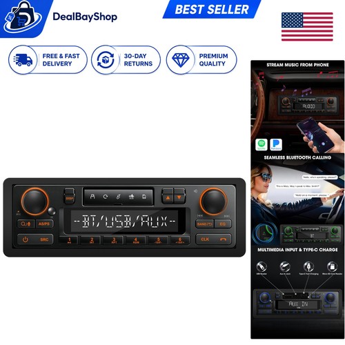 240w single din retro - din,