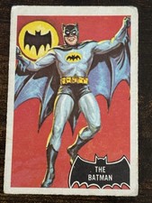 Batman 1966 Topps Card A&BC UK The Batman #1 Vintage 