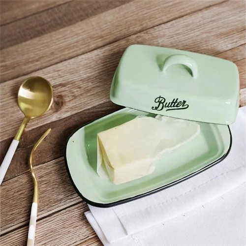 Ceramic butter dish kitchen - butter,