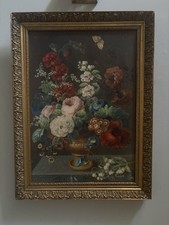 Beautiful old floral painting
