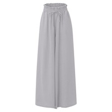 Womens Wide Leg Trousers High