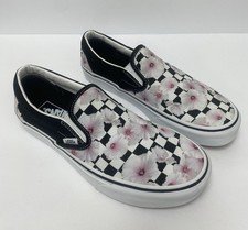 Vans W9.5 M8 Slip On Black