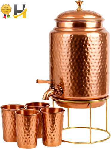 Pure copper hammered water - hammered,