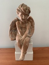 Vintage Seated Cherub Angel