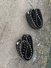 2x Mini Digger Rubber Tracks
