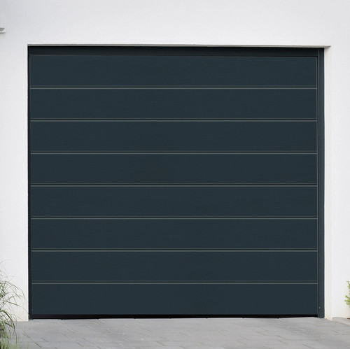 Sectional garage door with - garage,