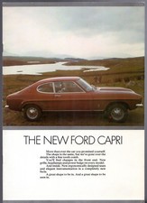 Ford Capri Mk1 1972-1973 UK Market Brochure L XL GT GXL 1300 1600 2000 3000