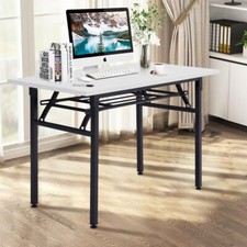 Folding Computer Desk Laptop Table Home Office Study Writing Exam Workstation UK
