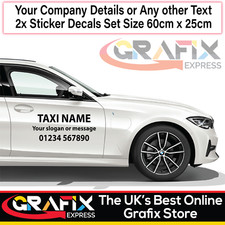 Taxi Business Car Door Sticker