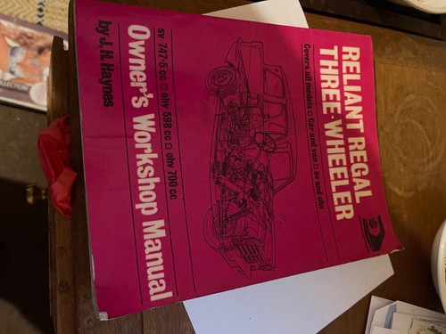 Reliant regal three wheeler - regal,