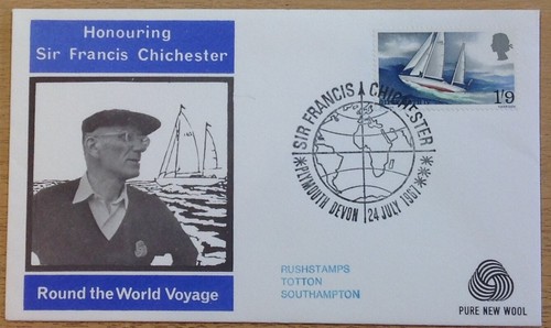 Fdc 1967 francis chichester - fdc,