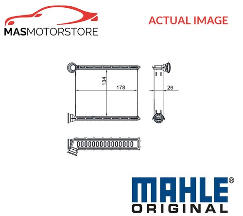 Heater radiator exchanger - radiator,