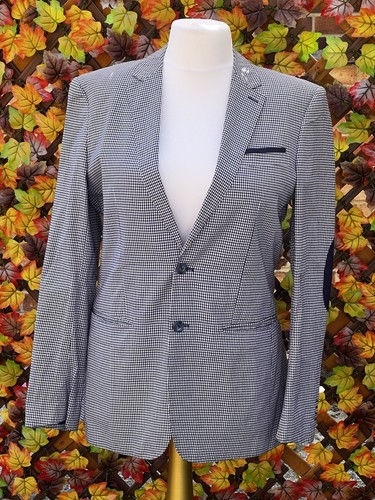 Feraud check blazer - feraud, blue