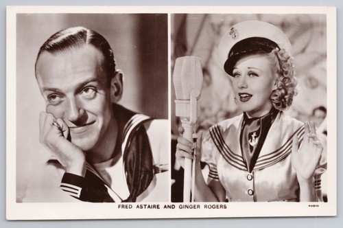 Rppc fred astaire ginger - rppc,