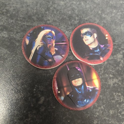 Batman robin movie pogs - 3,