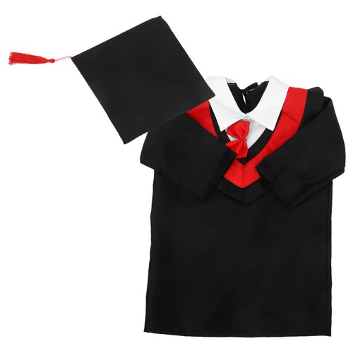 Kids graduation gown and - and, cap