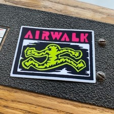 Airwalk Shoes Logo Skateboard Sticker - 1980s