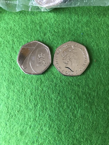 50p coins 2022 new - new, platinum