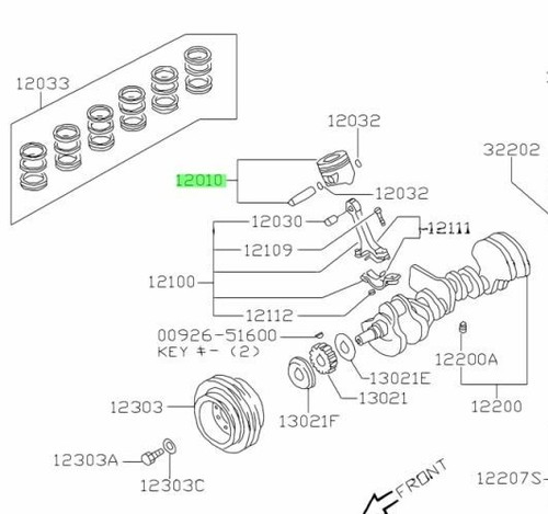 Oem piston genuine - oem,