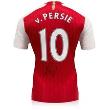 Robin Van Persie Signed Arsenal 2023-24 Football Shirt