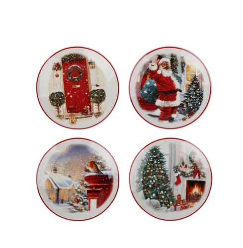 Piece red christmas santa - 4,