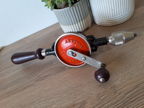 Vintage stanley hand drill - stanley,