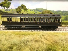 GWR DEAN 5 comptmt brake 3rd clerestory coach 8’-6” Dean bogies 00 gauge  #2