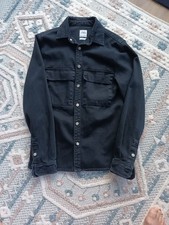 Zara Men's Black Denim Jacket