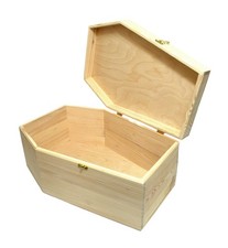 Handcrafted Beech Wood Coffin