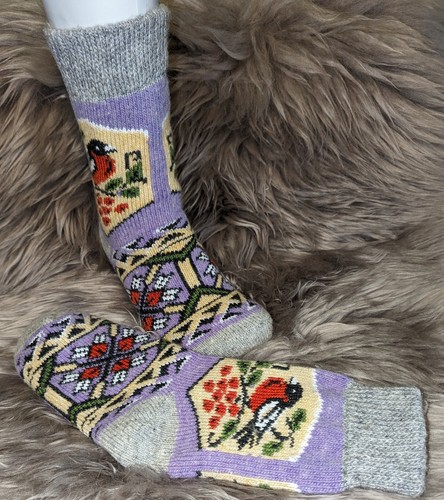 Socks made natural sheep - of,