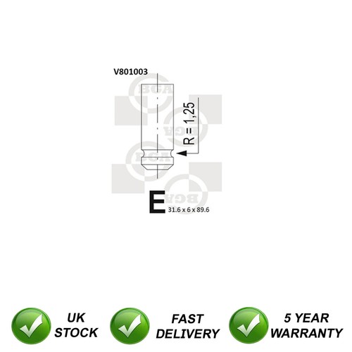 Inlet intake valve sjr fits - inlet,